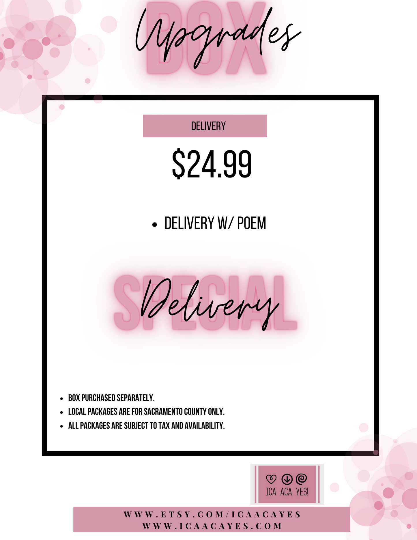 We deliver!