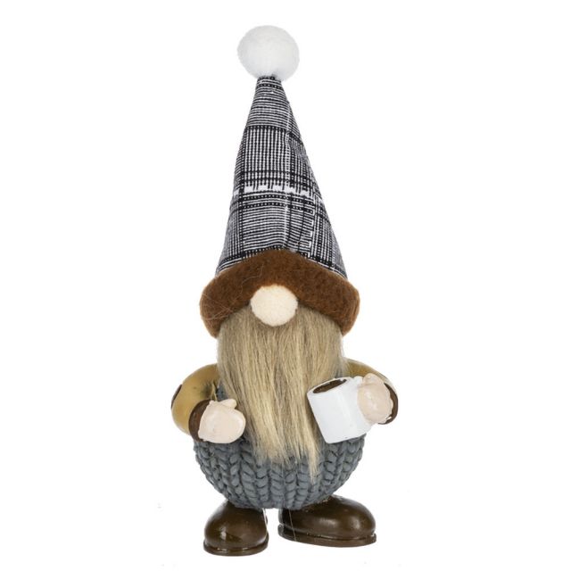 Coffee Gnome with cup of Joe