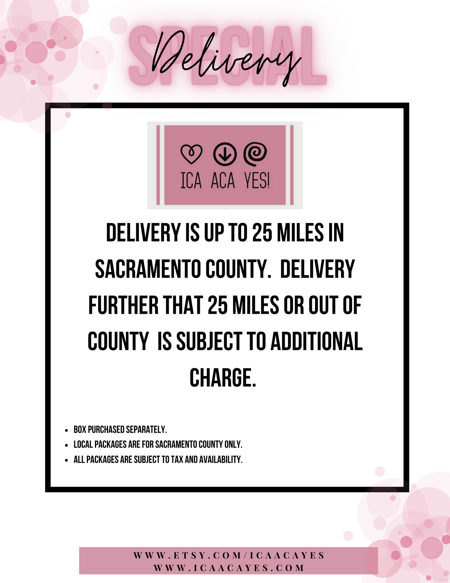 We deliver!