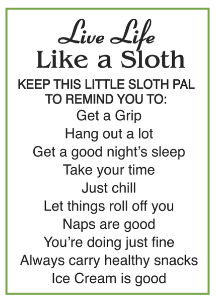 Sloth Grip Charm